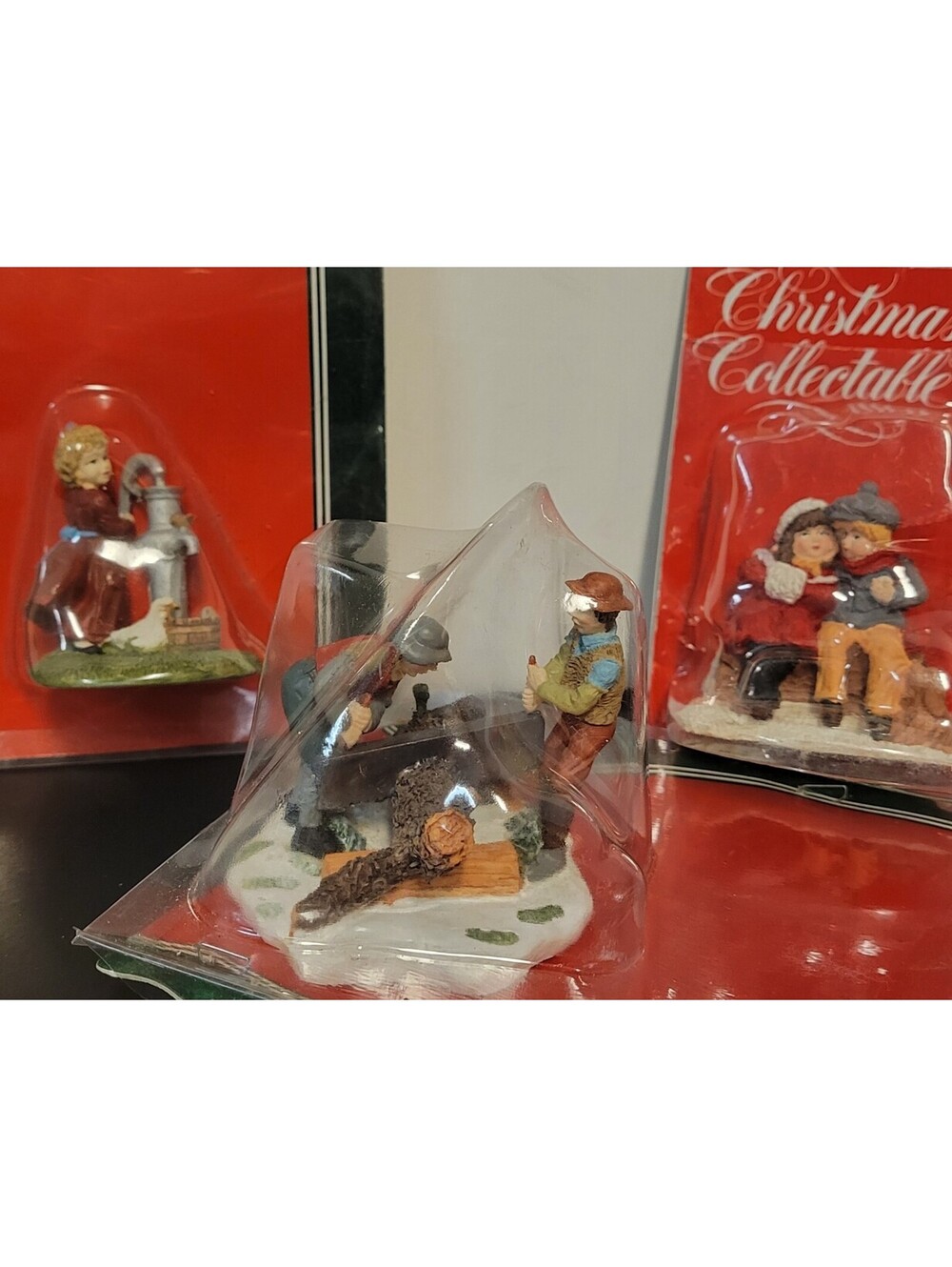 Santa's Best Christmas Collectable, Vermont, Rockies Assorted Figurines-Lot of 3